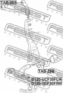 ����� ������� ����� Lexus LS 00 0120UCF30FLH ����