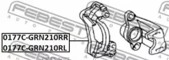 ����� ������� ������ ���������� �������� Toyota LAND Cruiser Prado GRJ12#, �KDJ12#, �RZJ12#, �TRJ12#, �VZJ12# 2002.09-2009.08 [JP] 0177CGRN210RL ����