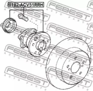 ���������� ����. ���. Toyota Camry 2.0-3.511 �-�� 0182ACV51RRH ����