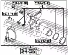 ������� ��������� ������ ����� Nissan Safari Y61 1997.08- [GL] 0277Y61RL ����