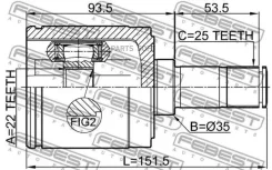���� ���������� ������ 22x35x25 0311ESMTRH ����