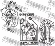 ����������� �������� ���������� ��������� (�� ���� �������) Mitsubishi L200 K60 70# 1996.01-2007.12 0475L200F ����
