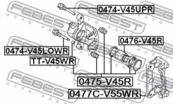 ����� ������� �������� Mitsubishi Montero V43 91-99 0477CV55WR ����