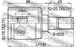 ���� ���������� 19x35x25 1211GET11 ����