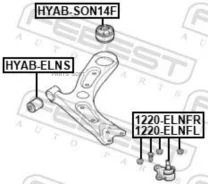 ����� ������� Hyundai Avante 15-18 1220ELNFR ����