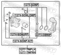 ������� ��������� �������� L Hyundai IX35/Tucson 10 2009-2014 [Brazil + Middle EAST] 1277TMFLH ����