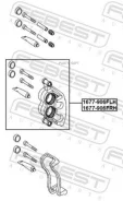 ������� ��������� �������� L Mercedes 224, 209CDI, 211CDI, 215CDI, 218CDI 906. # 1677906FLH ����