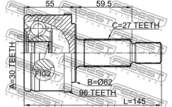 ���� �������� 30x61x27 Chrysler 300 2005-2015 [NA] 2010MAGA96 ����
