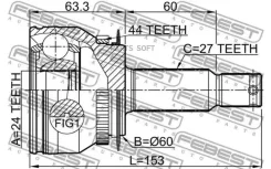 ���� �������� 24x60x27 2210CER15A44 ����