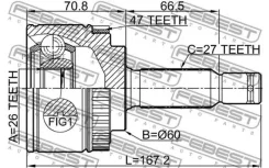 ���� �������� �-�� KIA Opirus/Amanti 03-06 2210OPIA47 ����