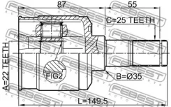 ���� ���������� ������ 22x35x25 2211SORR ����
