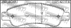 ������� �������� ������ Citroen Jumper 2.2HDi 06 2501BOXR ����