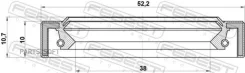 ������� ������� 38.1x52.2x10x10.7 Mitsubishi Pajero/Montero Sport KR3W 2015.10- [GE] 95IAY40521011R ����