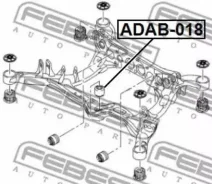 ����������� ���������� ����. �����. ��������� Audi A4/A5/Q5 quattro 1.8-4.2/2.0/3.0TDi 08 ADAB018 ����