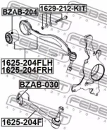 ����������� ������ �����. MB W203/C209/A209 all 00 BZAB204 ����