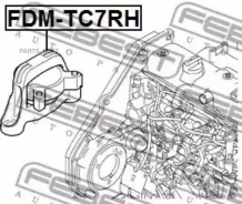 ������� ��������� ������ (��������������) FORD Transit Connect TC7 2002-2013 [EU] FDMTC7RH ����
