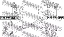 ������� ��������� ������ (��������������) Nissan Avenir W10 1990.05-1998.08 [JP] NMW10RH ����