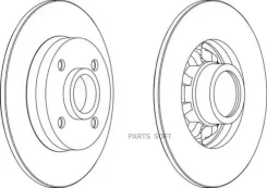 ���� ����. ����. [249x9] 4 ���. Peugeot 308 (-) bearing DDF1696C1 ����