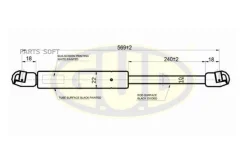 ����������� ��������� ����������� ��������� VW Transporter T4 01/90-07/92 830N L=569/240MM GGS020554 ����