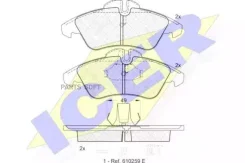 ������� ����. ���. Mercedes Sprinter 2-t/3-t 10/96-, Vito 638/2 9/96-, VW LT 28-35 II 7/96- 141104 ����