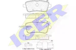 ������� �������� ������ MB W166/X166 ML 63AMG/GL 63 AMG 11 182072-200 182072200 ����