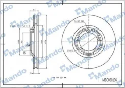 ���� ��������� �������� ��� 274 1*26*44 3 ������������� Hyundai MBC030137 ����