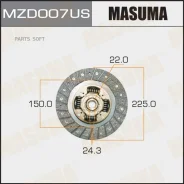 ���� ��������� [225 mm] Mazda 323/ 626/ 929/ MPV/ Xedos 6 1.8-2.5 87-05 MZD007US ����