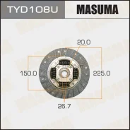 ���� ��������� 22515020267 (110) Toyota Caldina 1992-2002/Toyota Camry 1990-1998/Toyota Carina 1996-2001/Toyota Corolla 1998-2002 TYD108U ����