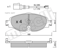 ������� ��������� �������� AUDI A3 2012- Skoda Octavia(5E) 2012- VW Golf VII 2012- 2209500K ����