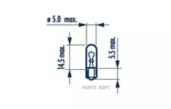 ����� W1 2W FR 12V 1.2W W2X4 6d NVA CP, ������ �������� 17032 ����