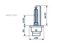 ����� D4S [������] 42V 35W Narva HID P32d-5 C1 840423000 ����
