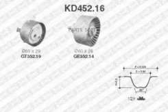 ������ ��� [129x25,4] + 2 ������ FORD Focus/Mondeo/Transit 1.6-2.0 16v 98- KD45216 ����
