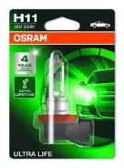 ����� H11 Ultra LIFE 12V 55W PGJ19-2 (������� 1 ��. ) 64211ULT01B ����