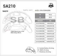 ������� ���������� Audi 100/A2, VW Golf/Jetta 91-05 SA210 SA210 ����