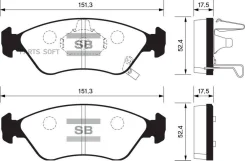 ������� ����. ���. KIA Clarus 95-97 1.8/1.2 SP1079F ����