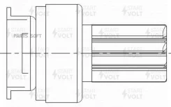 ������ �������� (�������) ��� �/� Subaru Forester (97-) 2.0i MT (��� Mitsubishi) (VCS 2203) VCS2203 ����