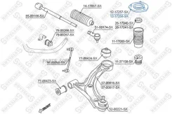 ����� ������������ ��������� Suzuki Grand Vitara/Escudo JB416/JB420/JB627 -2006 1217258SX ����