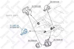 ������� ��� �������� Mitsubishi Lancer CB8A 2.0D/CB4A 1.6 ���� 92-96 2572007SX ����