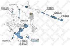 ����� ������� Ford Focus C-Max all 04-07, Volvo S40/V50 04 5200289SX ����