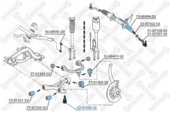 ����� ������� ������ (������. ) L/R Mercedes W164 all 05/W251 3.5/5.0/2.8CDI 06 5207098SX ����