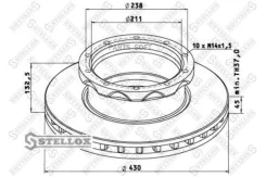 ���� ��������� 430/211x45/132.5 10n-238-M14x1.5 MB Actros, ����� MB 8500728SX ����