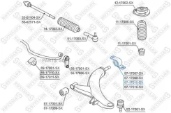 ����������� ���. ������ ���. �. Subaru Legacy B12 99-03 8717015SX ����