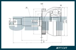 ���� �������� �������� JETT V424072 ABS V424072ABS ����