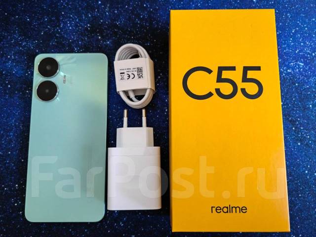 Смартфон Realme C55 8/256Gb, 6.72", новый, в наличии. Цена: 12 000₽ во ...