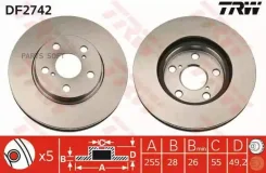 ����. ���� ���. ����. [255x28] 5 ���. Toyota Carina E 1992 - 1997, Carina II 1988 - 1993, Corona 1993 - 1995 DF2742 ����