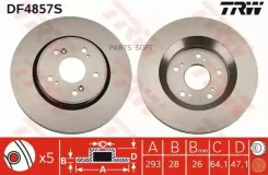 ����. ���� ���. ����. [293x28] 5 ���. Honda CR-V III 2,0 2,4 V-TEC DF4857S ����