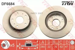 ����. ���� ���. ����. [280x22] 5 ���. FIAT Sedici 1.6, Suzuki SX4 1.5, Suzuki SX4 Classic 1.6 DF6684 ����