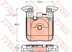 ������� ����. ���. BMW 1/2/3/4 (F20-23/F30-36/F80/F82/F83/F87) 1.5-3.0 11- GDB2028 ����