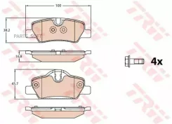 ������� ����. ���. MINI MINI (F55/F56) 13- GDB2088 ����
