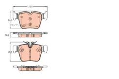 ������� ��������� ������ �������� Mercedes GLC (X253/C253) 15- GDB2154ZFR ����